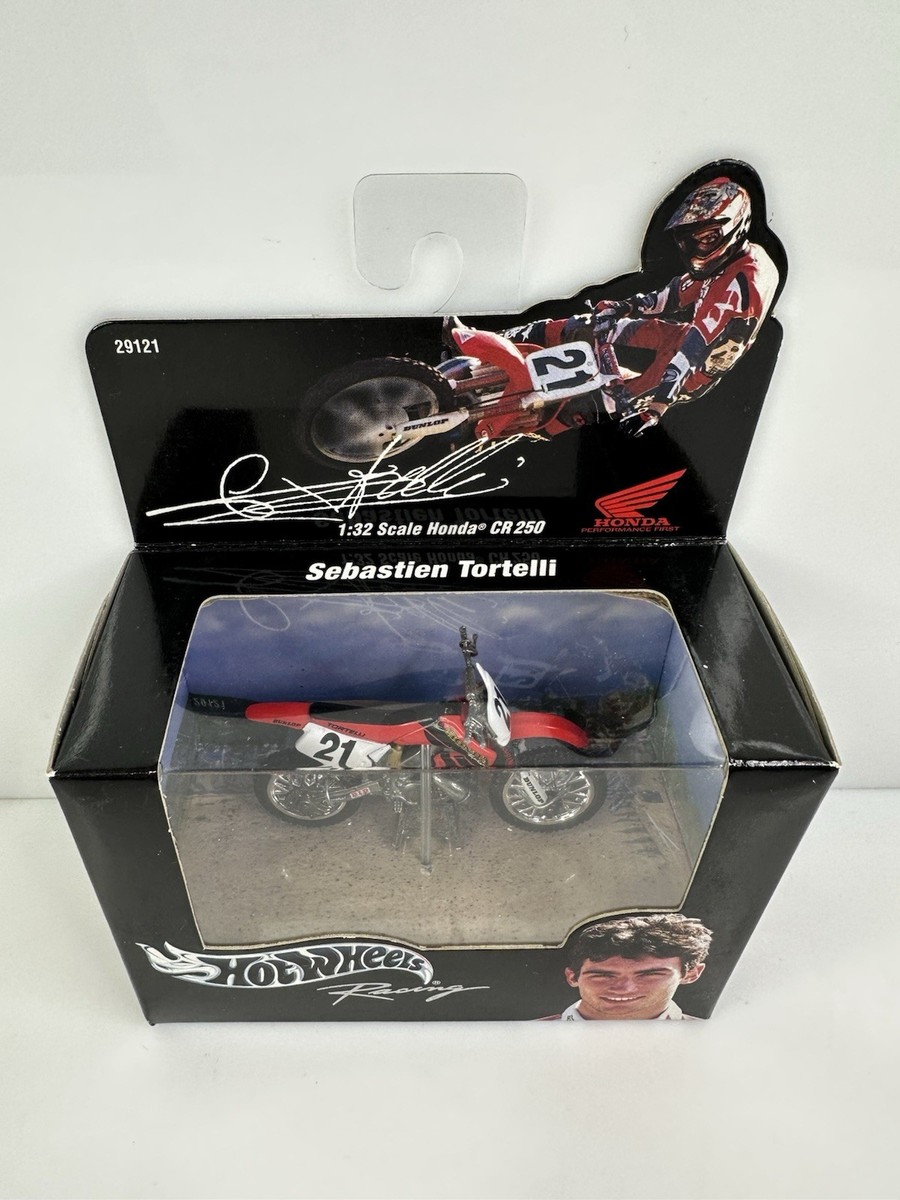 Rare Vintage 2000 Hot Wheels Racing Sebastien Tortelli Honda CRF