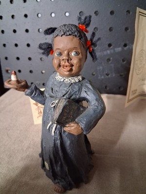 Vintage, ALL GOD'S Children, Rare SELINA Jane with Candle Stick Doll With COA