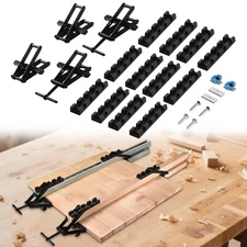 GADFISH Panel Clamps Woodworking, Panel Clamp, 2 Pack of 4 Way Pressure Clamp...