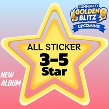 Monopoly Stickers Go 3  - 5   POSH PETS  CHEAPEST  SUPER FAST  24/7