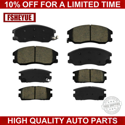 Fit 2006-2009 Land Rover LR3 Range Rover Sport Front Rear Ceramic Brake Pads