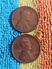 1909VDB-EF + 1910S -2-Rare Key Date Wheat Cents
