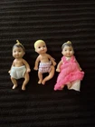 Vintage Mattel Barbie Krissy Baby Dolls Lot Of 3