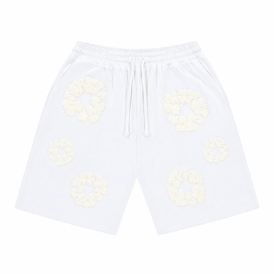 Denim Tears Cotton Wreath Shorts 'White Monochrome' - Size:L - FREE SHIPP