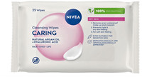 NIVEA Face Cleansing Wipes 25 Pack Dry Skin Makeup Remover Wipes 3-in-1 Hydratin