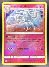 2019 Pokemon Sun & Moon Team Up Alolan Ninetales Reverse Holo #111/181 on eBay