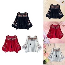 Mexican embroidered for women, ample blouse for daily use,