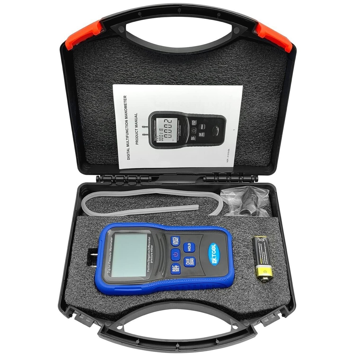 Hvac Tools Manometer Digital Manometer Gas Pressure Tester Professional ...