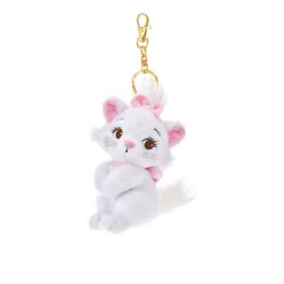 Disney store authentic 2025 marie cat plush keychain shanghai disneyland