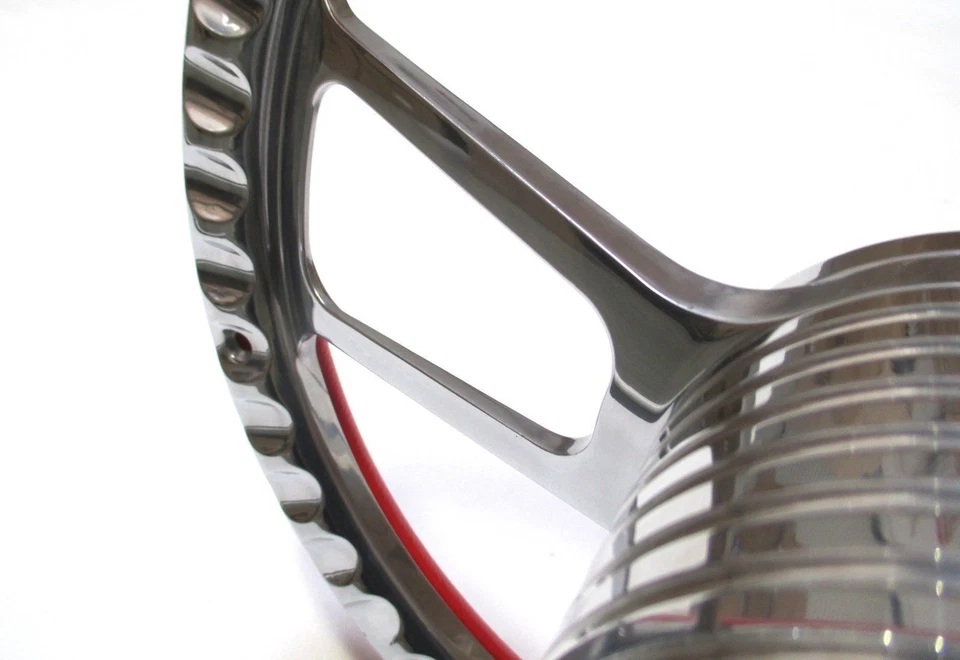 Volante Camaro caoba, aluminio Billet, bocina Chevy y adaptador Billet  Foto 4 de 4