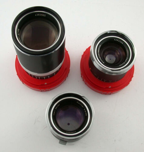 K# ZEISS IKON Contaflex 126 Distagon 32 Sonnar 85 45 Tele-Tessar 135 all TOP /24 - Bild 3 von 18