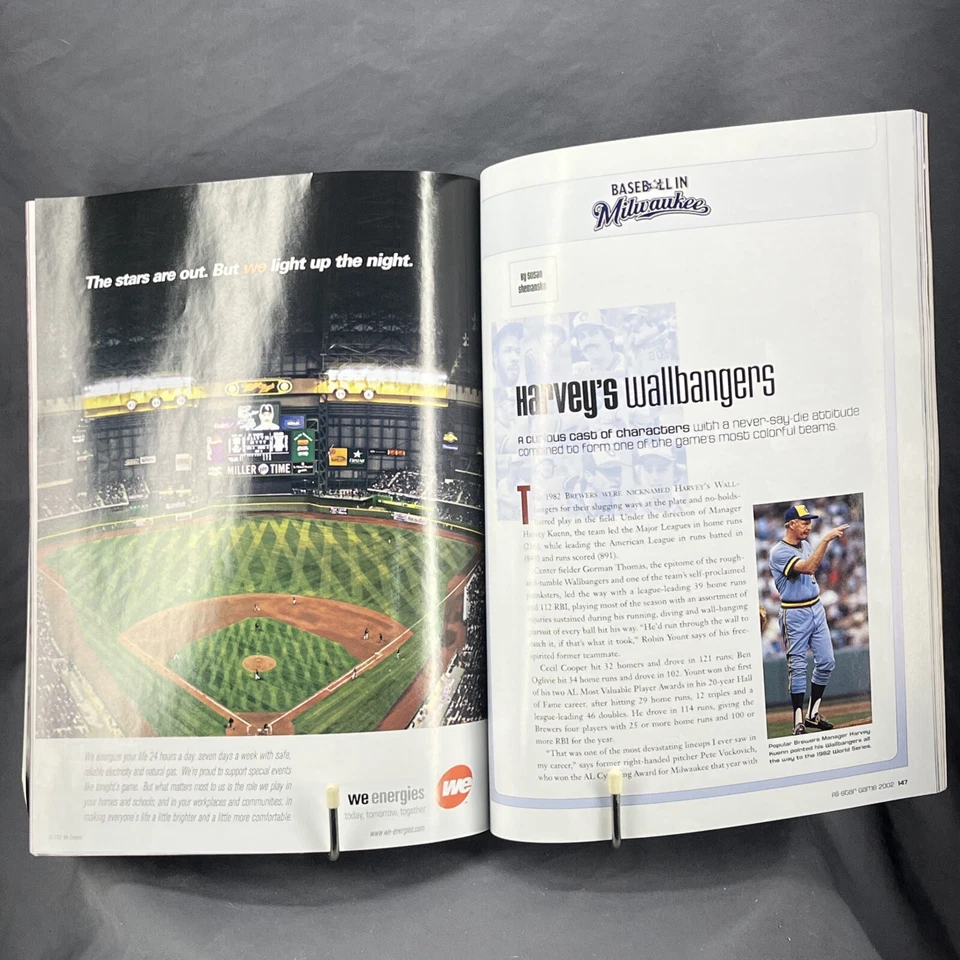 PROGRAMA DEL JUEGO DE LAS ESTRELLAS 2002 MILLER PARK ~ Richie Sexson Foto 4 de 4