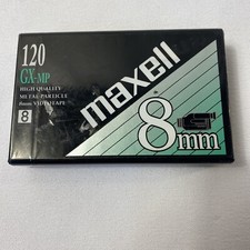 MAXELL 8 mm GX-MP Camcorder Video Tape 8mm 120 High Quality New Sealed
