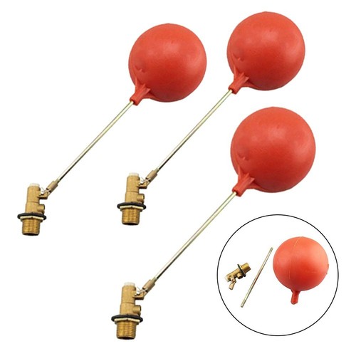 Adjustable Plastic Ball Float Valve for Water Tanks with Brass Float