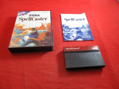 Spellcaster (Sega Master System) COMPLETE w/ Box manual game #H1