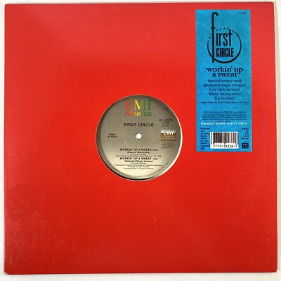 First Circle Workin' Up A Sweat 1987 Vintage 12'' Maxi Single EMI America V-19236