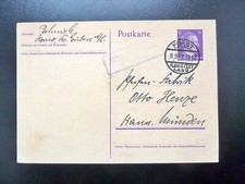DR-Postkarte 1942 Landpoststempel FORST (LAUSITZ LAND)