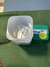 2019 AMERICAN SILVER EAGLE 1OZ COIN GEM UNC .999 FINE  In Air Tight Capsule