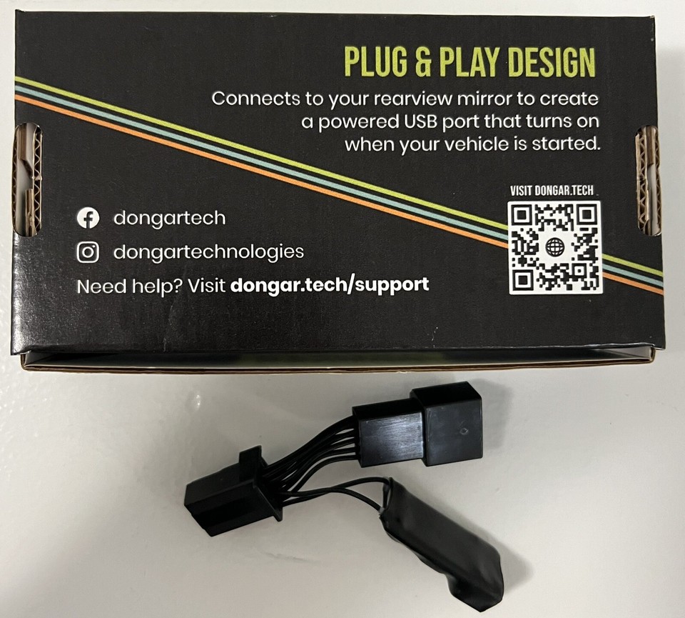 Dongar Technologies Dashcam Power Adapter 10PIN Type A eBay