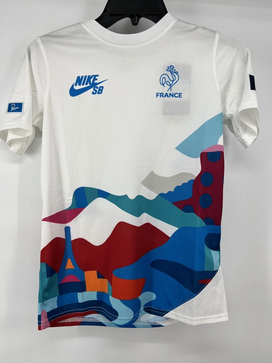 Size M Nike SB x Parra France Federation Kit Crew Jersey Youth CZ9397 100