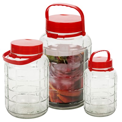 5, 8, 10 Liter großes Saftglas Konserven Lebensmittel Vinaigrette luftdichter Behälter