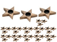 Teelichthalter Masterbox 12X 3Er Set KerzenstäNder Teelichter 15X15Cm Sterne Man