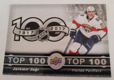 2017-18 Upper Deck Tim Hortons Top 100 #TOP5 Jaromir Jagr Florida Panthers