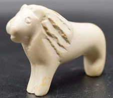 Hand Made Pipestone Lion Figurine