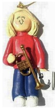 Personalized Musican Christmas Tree Ornament