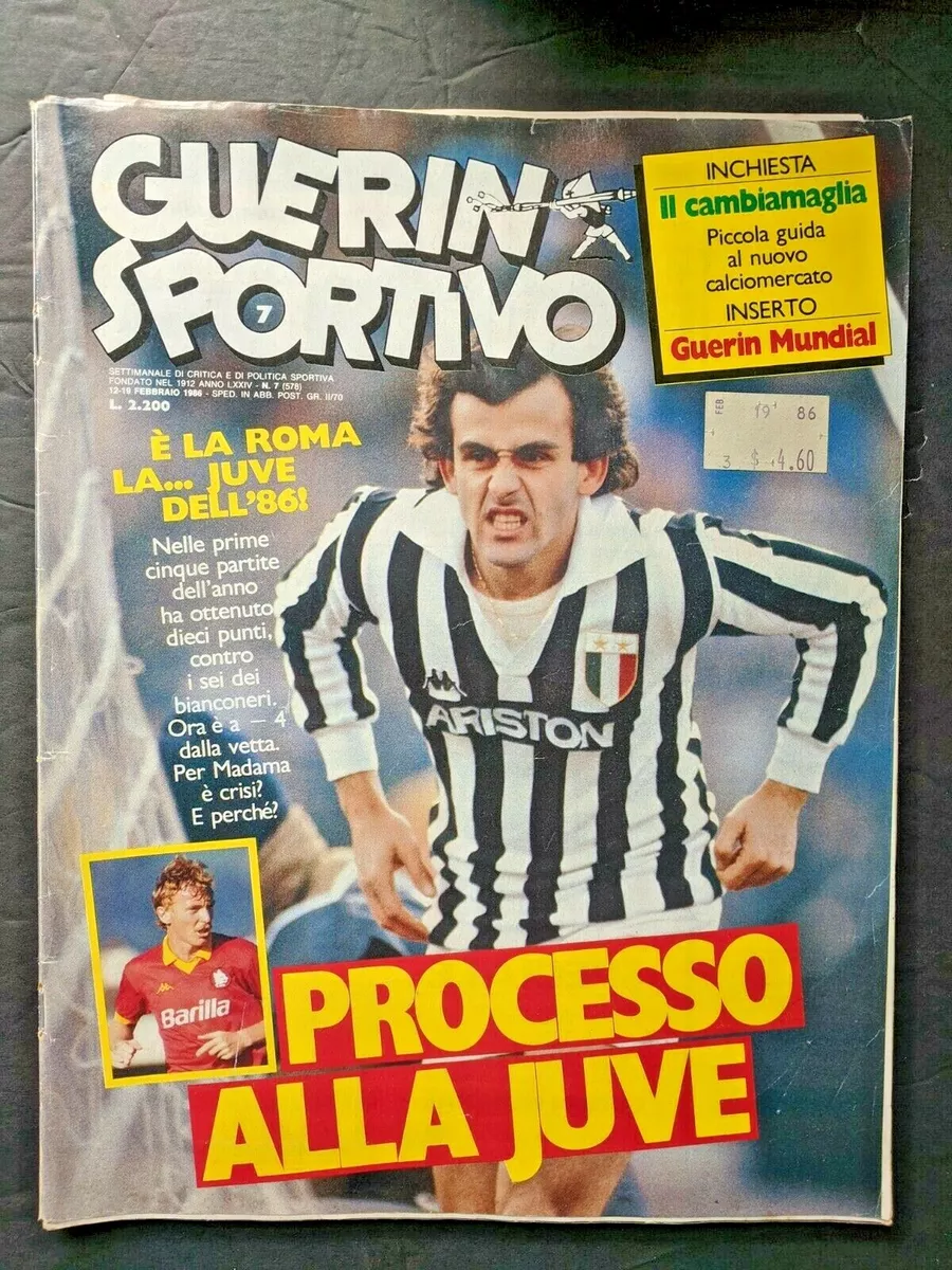 From the Italian magazine Guerin sportivo, a page with the