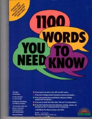1100 words you need to know - Paperback By Bromberg, Murray - GOOD