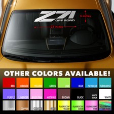 Z71 Off Road Windshield Banner Vinyl Decal Sticker For Chevy Chevrolet Silverado Z71 Off Road Windshield Banner Vinyl Decal Sticker For Chevy Chevrolet Silverado