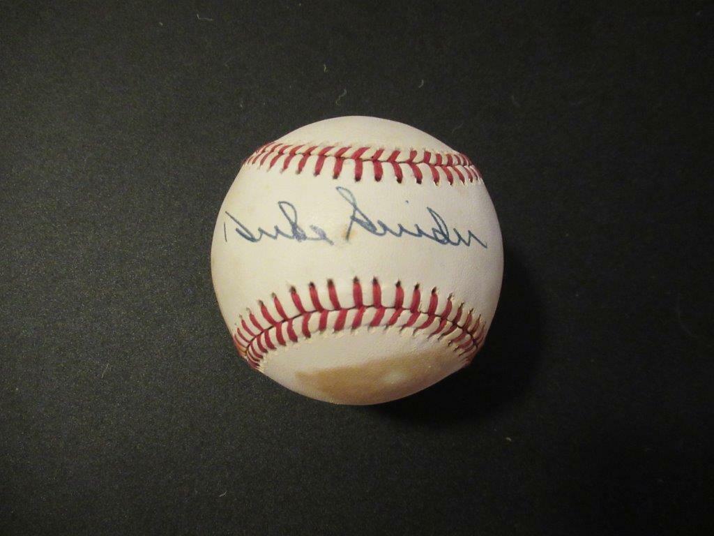 Duke Snider Autographed Signed Baseball Autograph Auto PSA/DNA AJ69856 