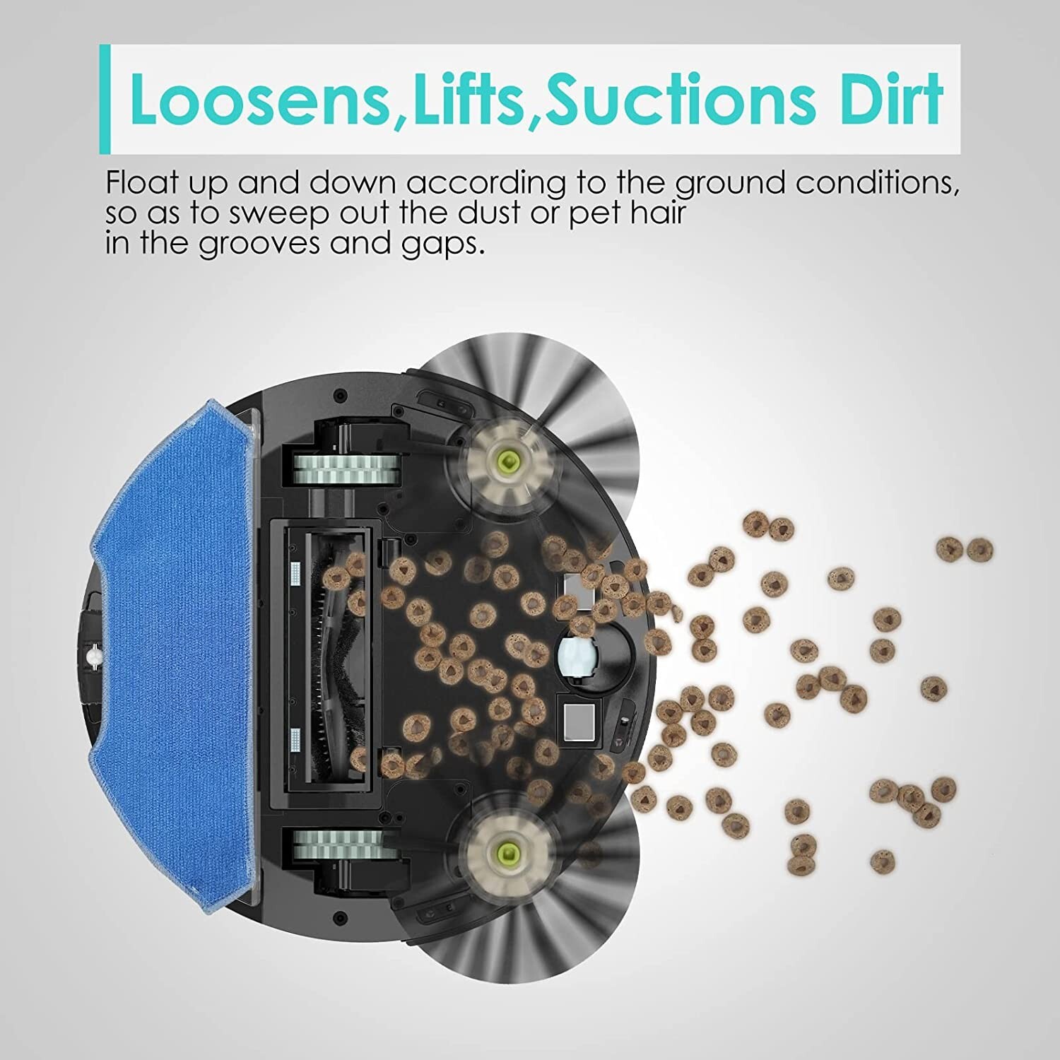 Lefant U180 Robot Vacuum and Mop, 3200Pa Suction, Smart Nav. Wifi/Alexa