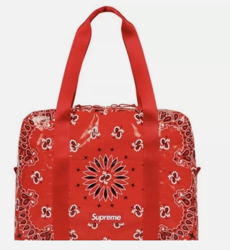 Supreme Bandana Tarp Small Duffle Bag 