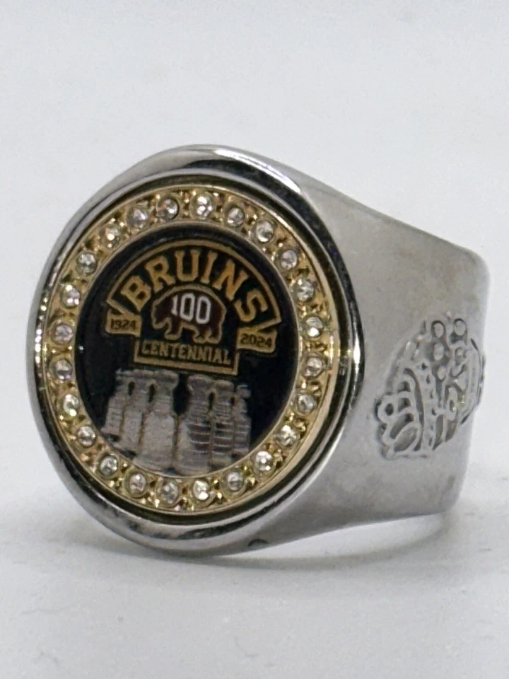Boston Bruins Centennial deCAPitator Anillo tapa botella y abrelatas! Foto 2 de 4