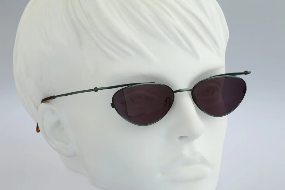 Gafas de sol Robert Rudger 2200 174 R1, vintage años 90 gunmetal pequeño ojo de gato NUEVO EN STOCK Foto 3 de 4