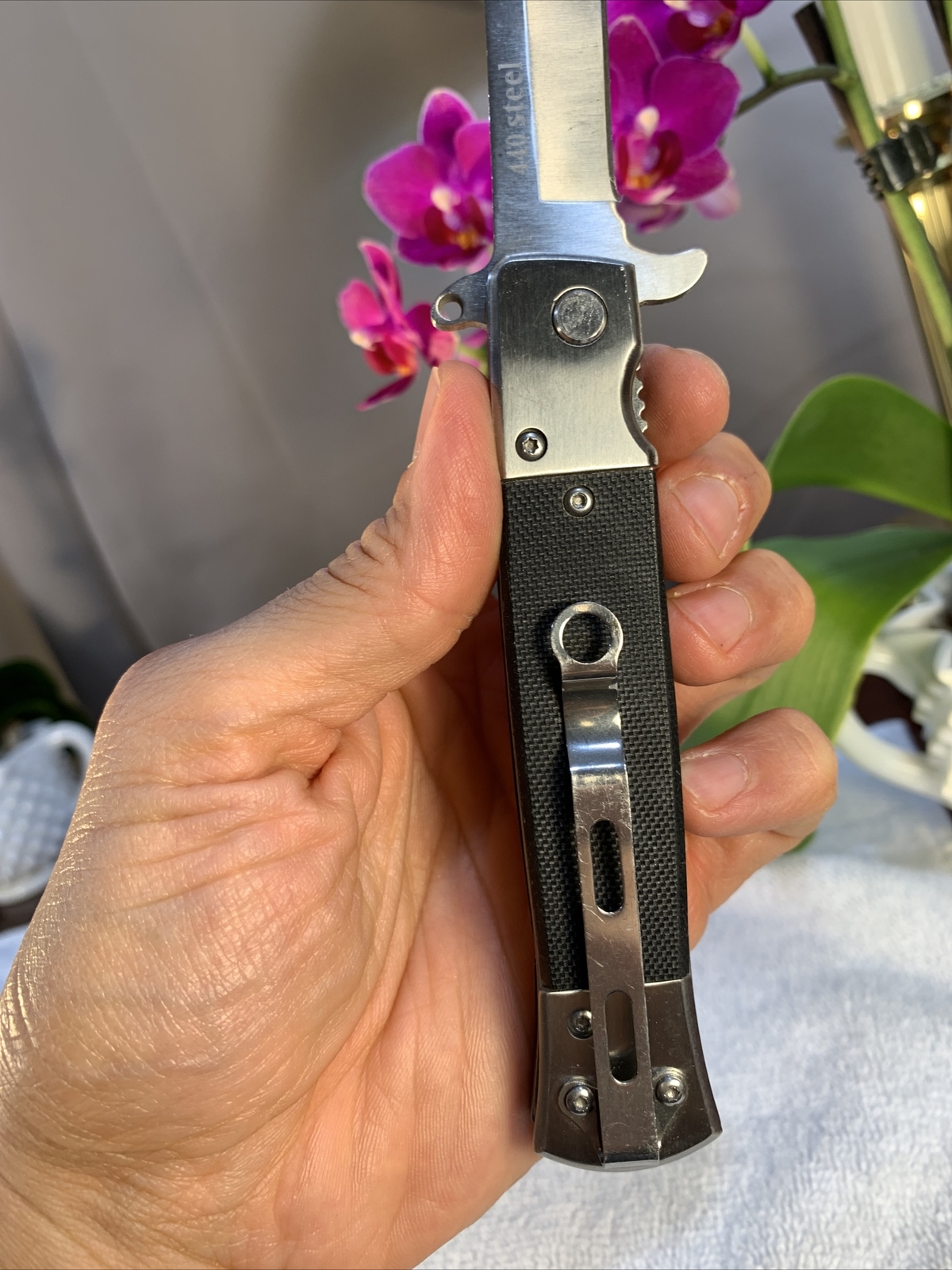 Sog Flash Tanto Flip RARE 440 Steel In VG++ Shape eBay