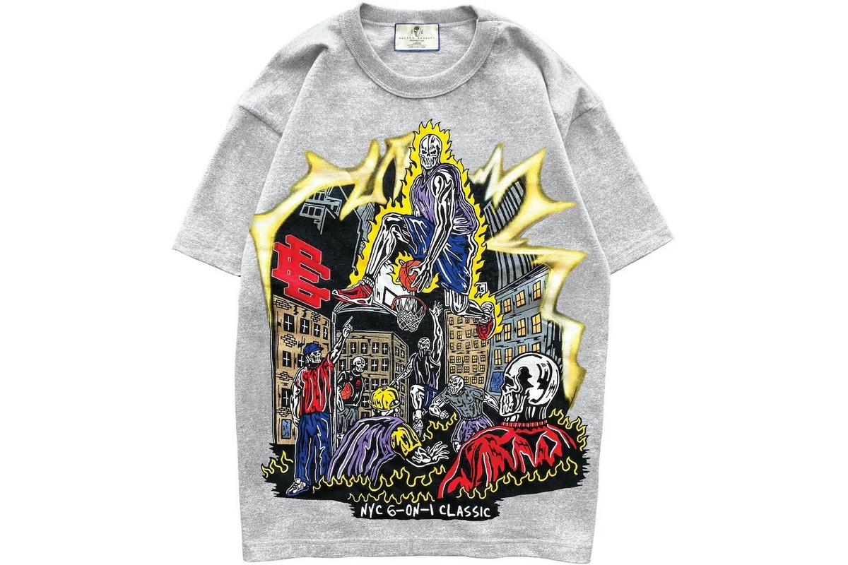 Warren Lotas x Eric Emanuel t-shirt SIZE XL NYC 6 on 1 Warren Lotas x Eric Emanuel t-shirt SIZE XL NYC 6 on 1