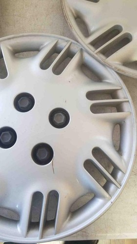 96 - 99 SATURN SL1 SC1 Wheel Cover 14" 21 Spoke Set Of 4 Some Marks And Scuffs - Picture 13 of 19