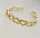 Anillo del Dedo del Pie 14k Real Solid Gold Toe Ring
