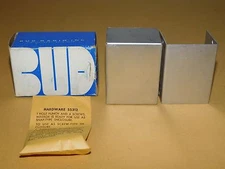 VINTAGE BUD RADIO CU-3000-A COMBINATION SNAP OR SCREW TYPE ALUMINUM MINIBOX  NOS