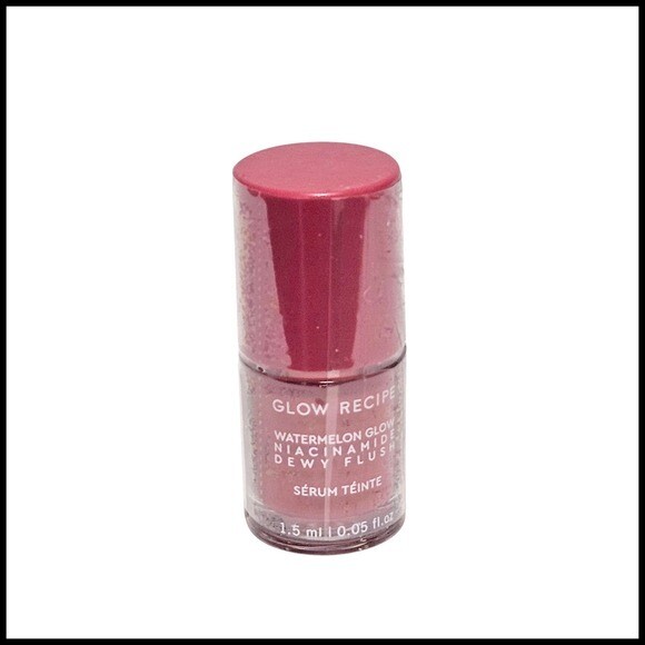 Рецепт сияния Watermelon Glow С ниацинамидом, ягодно-лиловым румянцем и сывороткой для лица, Мини-румяна