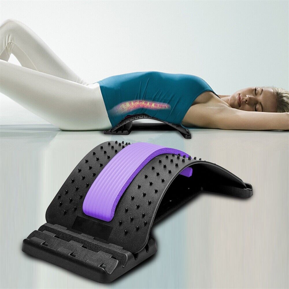Back Massager Stretcher Lower and Upper Back Pain Relief Massage Tools  Lumbar AS