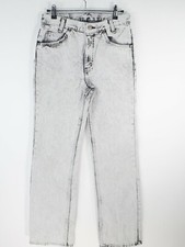 VTG Great Plains Womens Regular Straight Casual Gray Denim Jeans Size 14 28X31