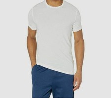  22 32 Degrees Cool Men's White Crew Neck Short Sleeve Stretch T Shirt Size XL