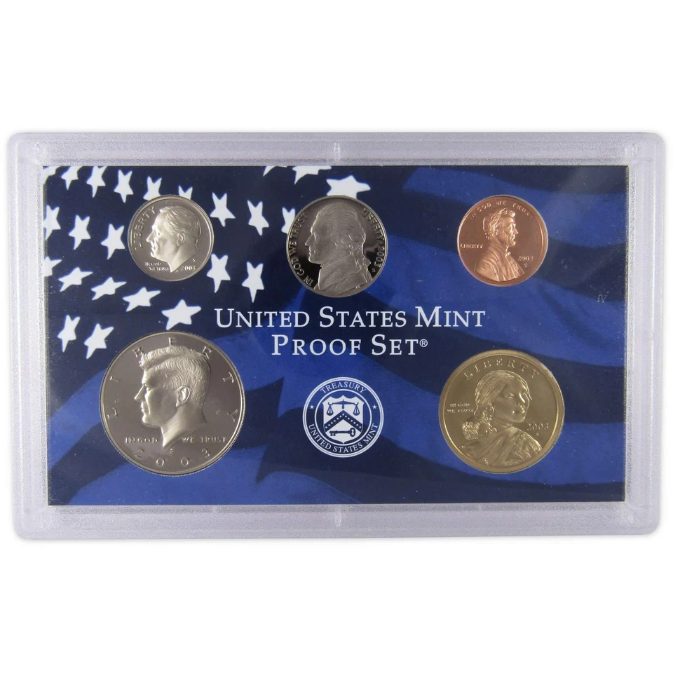 2003 Clad Proof Set U.S. Mint Original Government Packaging OGP COA - Image 2 of 4