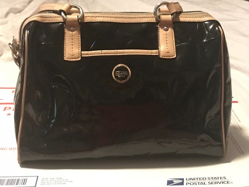 Coach Signature Black bag Women's Satchel handbag Purse Ladies 100% Authentic - Picture 7 of 22