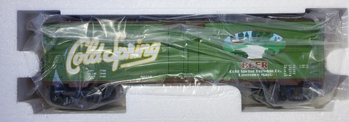 Railking By MTH O Scale Modern Reefer Car Gold Spring Beer - Picture 2 of 5