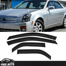 For 03-07 Cadillac CTS Window Visor Vent Sun Rain Deflector Guard 4PCS Set